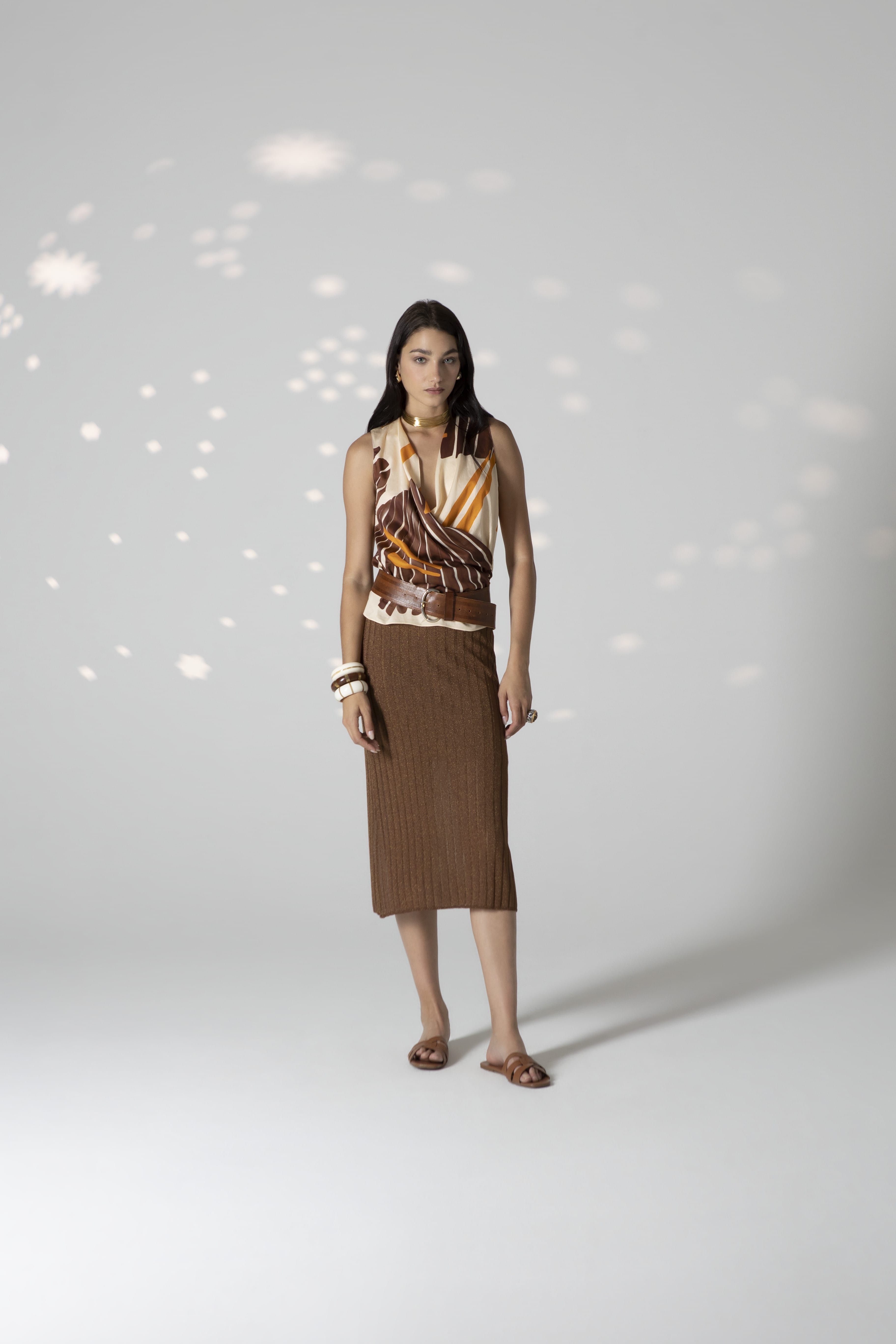 Top cotone stampato